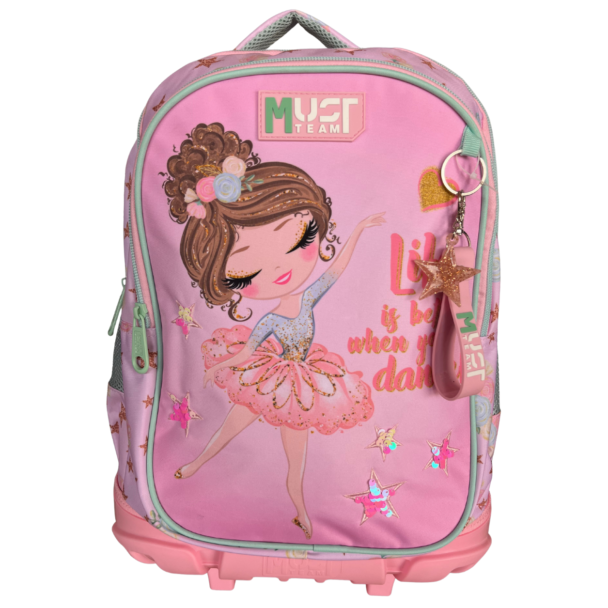 Cartable Scolaire Fille MUST Team Rose – Danseuse Étoilée
