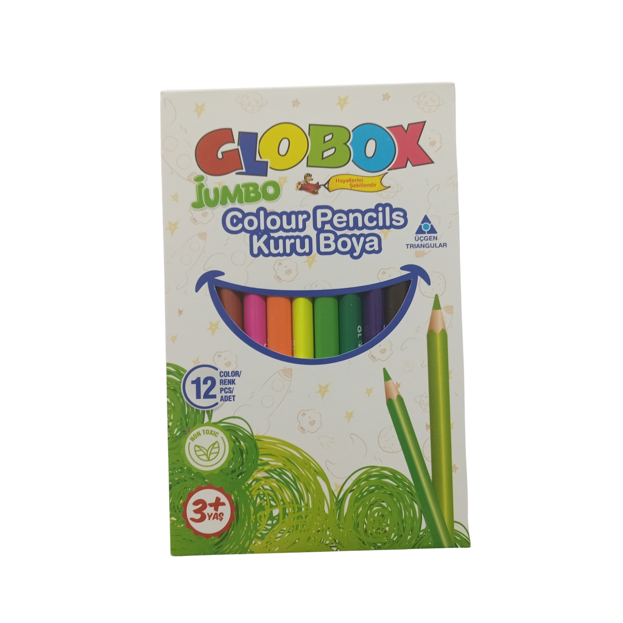 crayon couleur jumbo paquet de 12