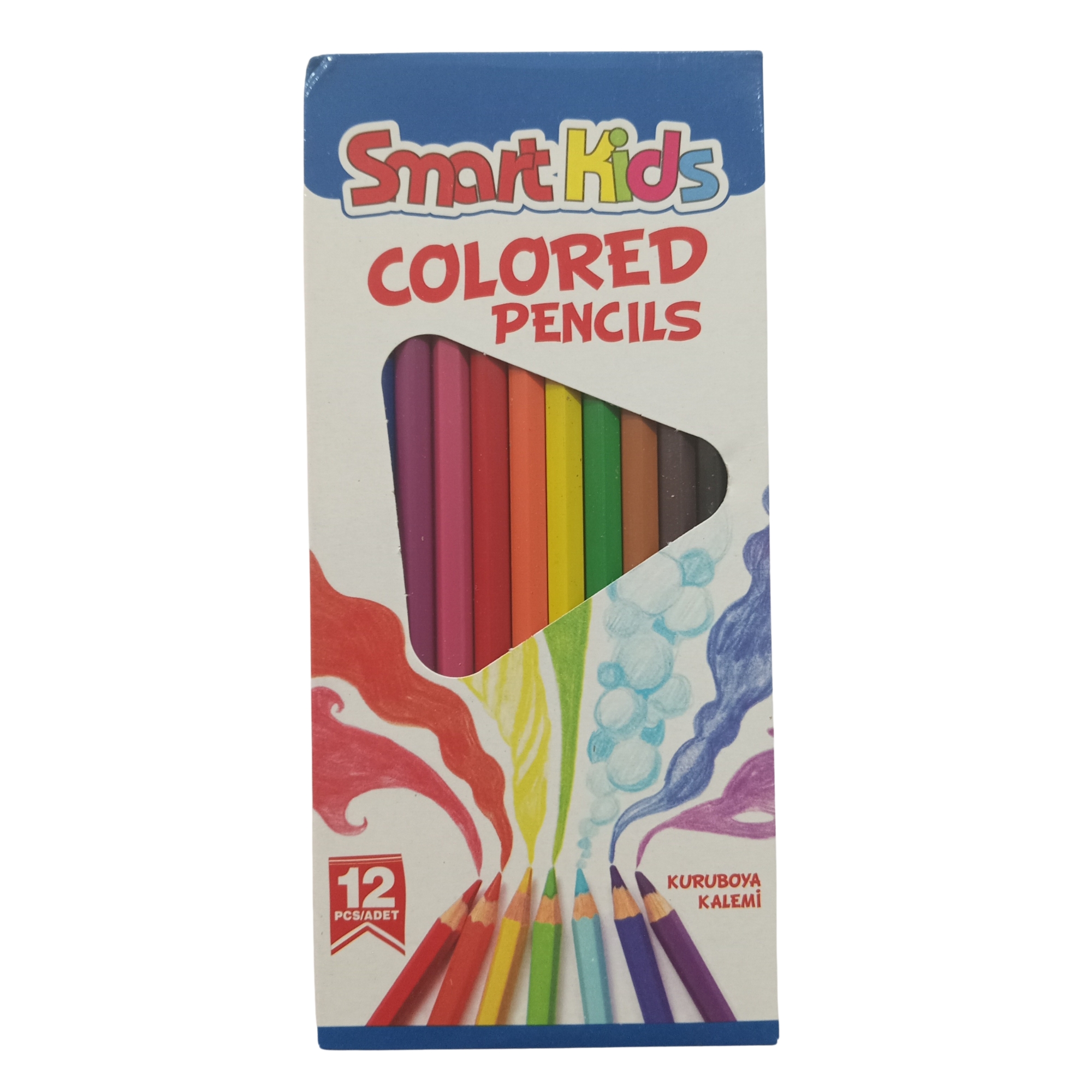 CRAYON COULEUR PF DE 12 SMART KIDS