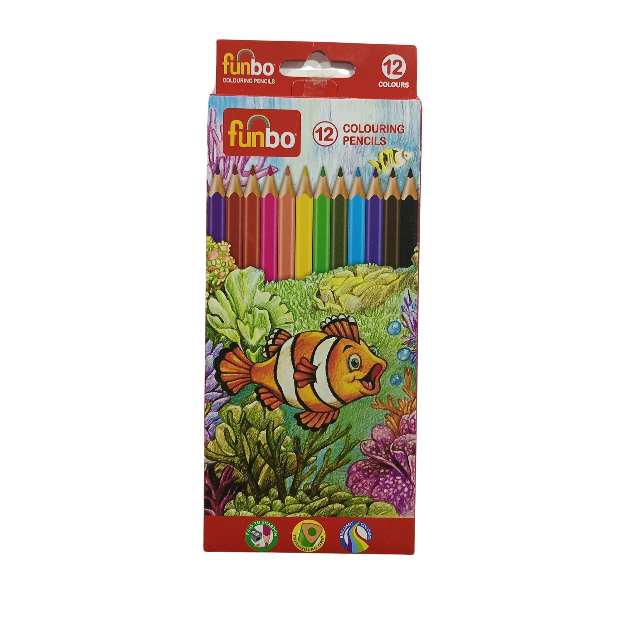 CRAYON DE COULEUR FUNBO DE 12