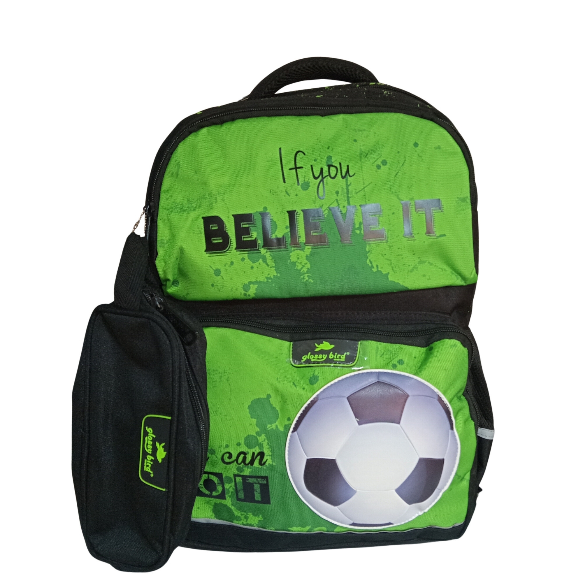 CARTABLE SAC A DOS 17 + TROUSSE + SAC A GOUTER REF GB2672 GLOSSY BIRD
