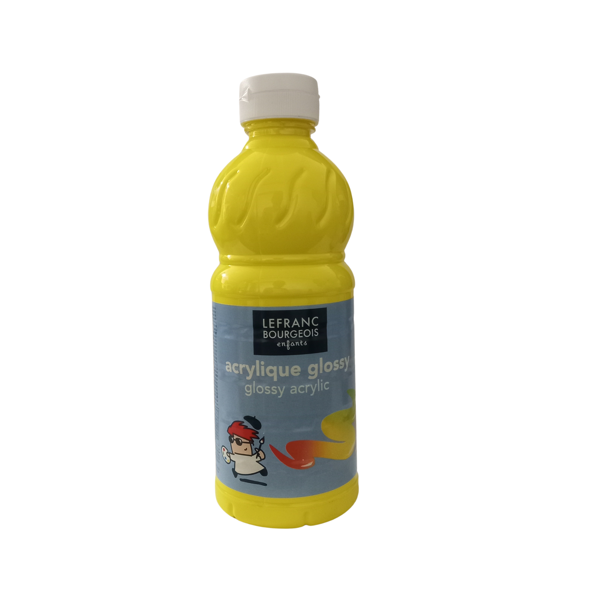 ACRYLIQUE BRILLANT 500ML JAUNE CITR