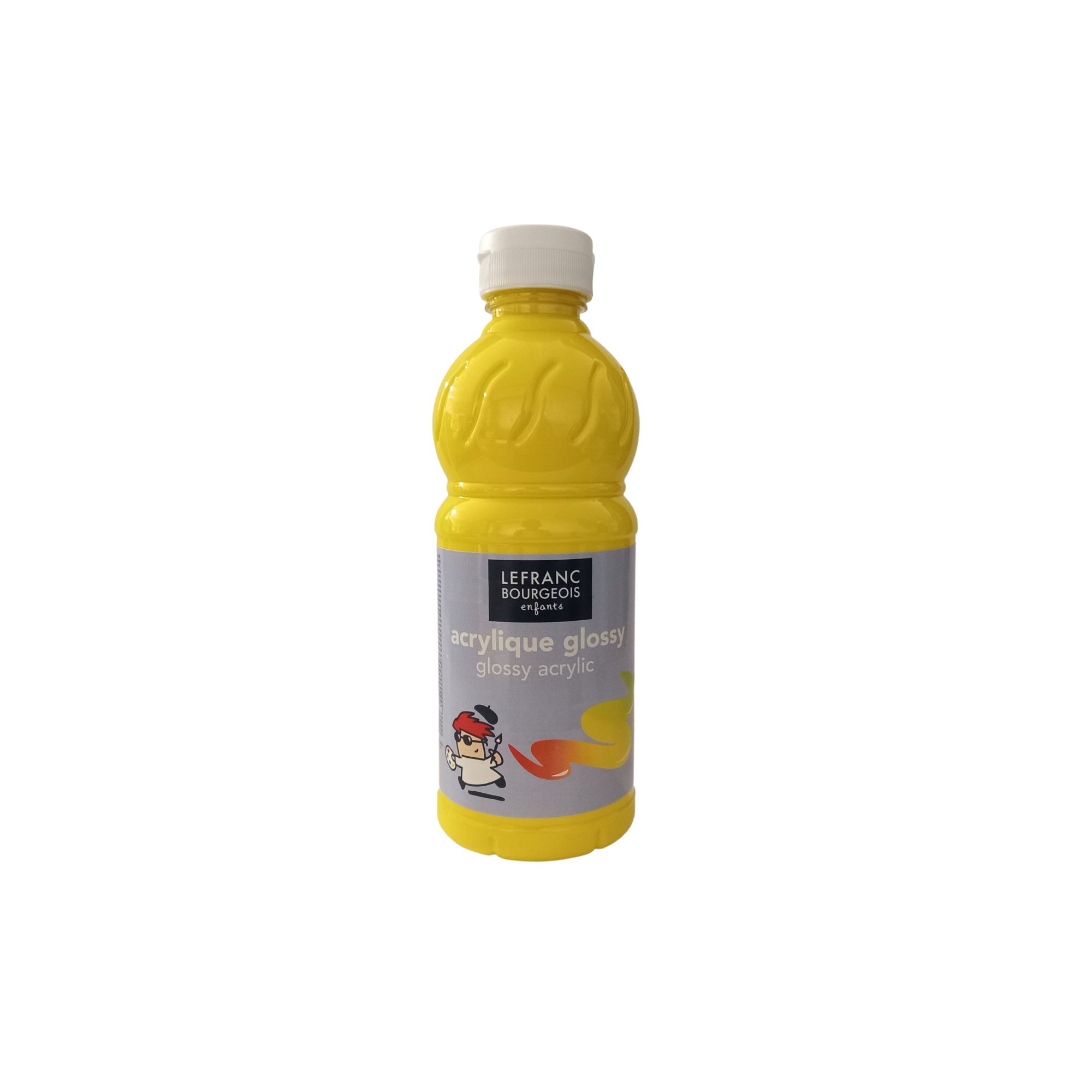 ACRYLIQUE BRILLANT 500ML JAUNE PRI.L