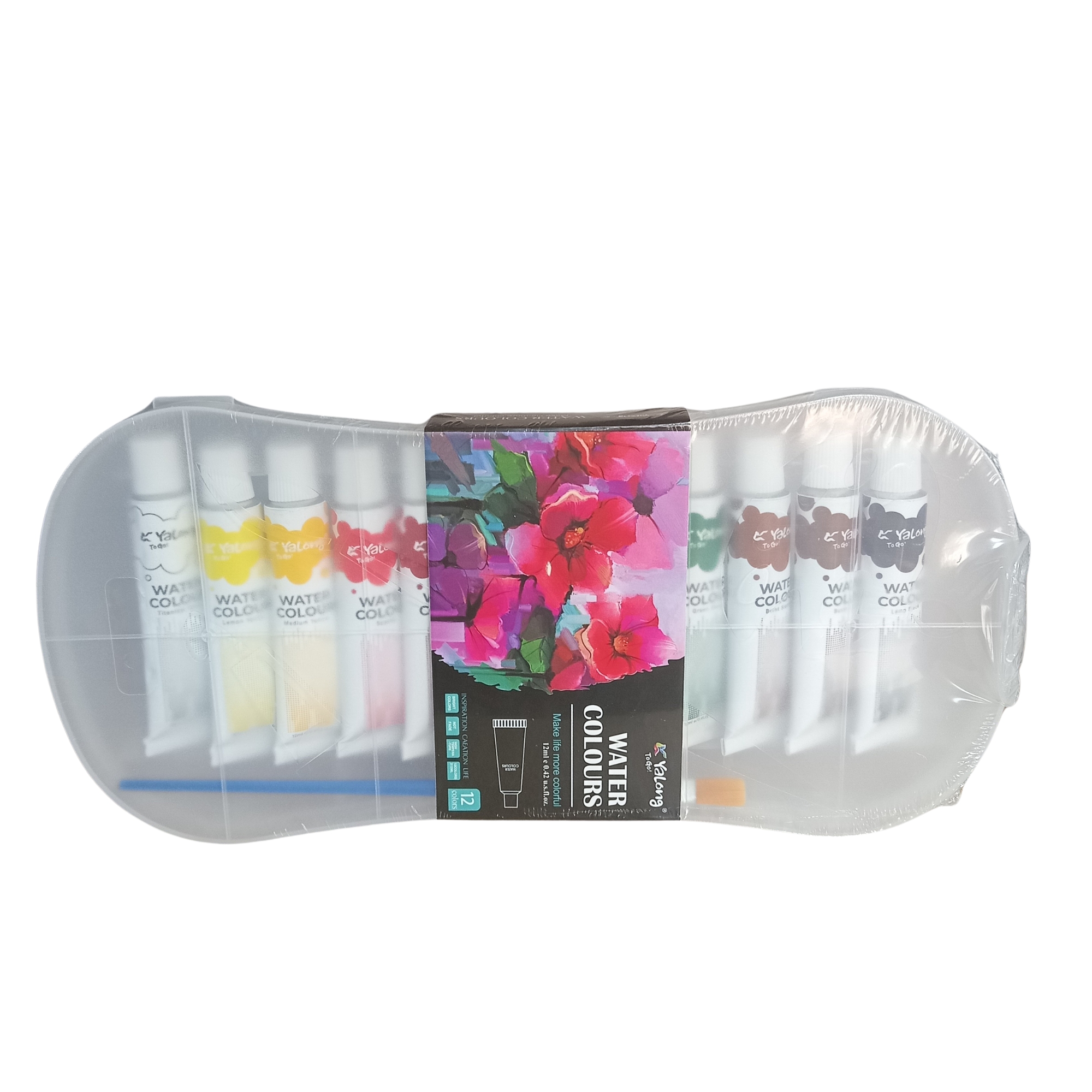 PEINTURE WATER COLEUR 12 TUBE 12ML REF YL212235 YALONG